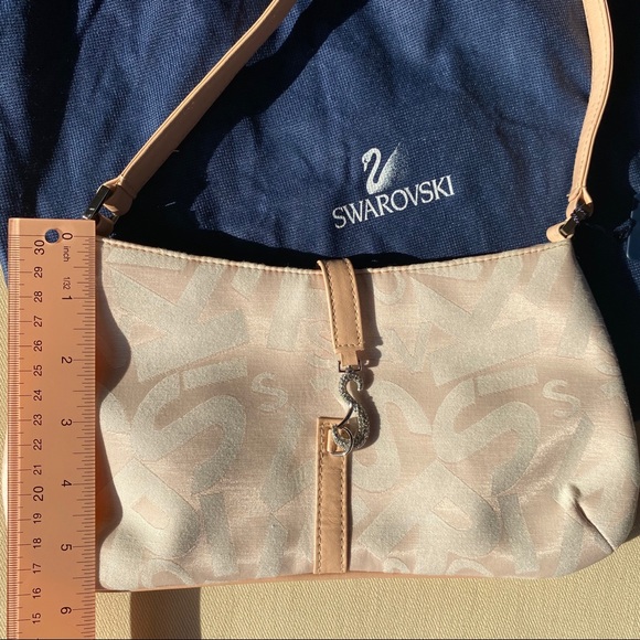 swarovski crystal blush white evening purse - Picture 6 of 11